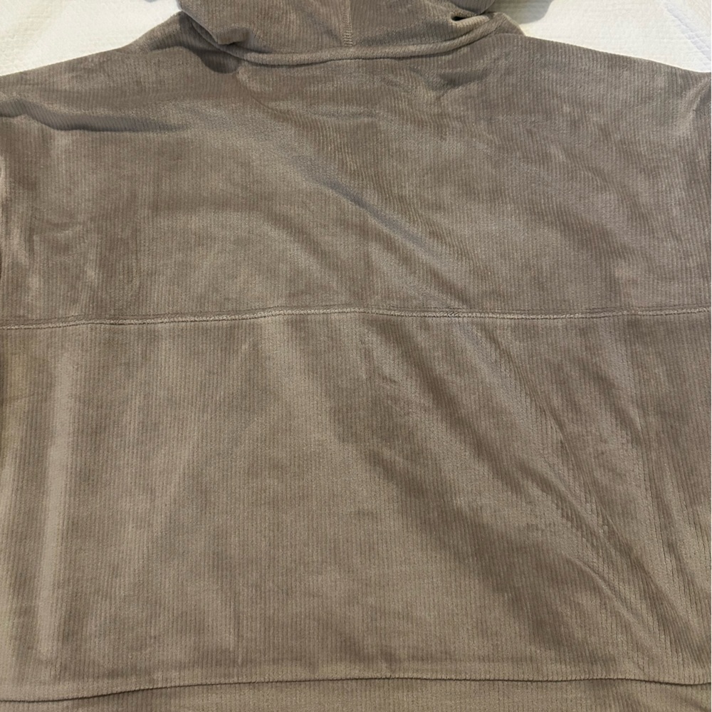 Vuori Haven Half Zip Velour Hoodie In Graphite XL - Picture 8 of 8